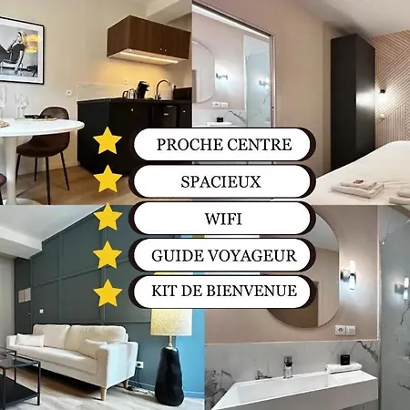 Apartment E3 Reton T2 Design & Confort A 5min Du Centre